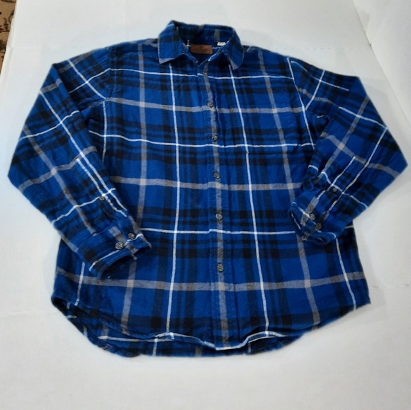 Woolrich Plaid Flannel Shirt - Picture 1 of 6